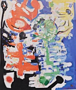 Fantasia in blue di Hans Hofmann 1954