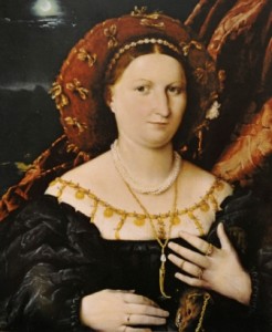 Lotto apertura Ritratto di Lucina Brembati 1518-1523
