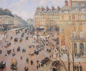 Pissarro Piazza del Teatro francese 1898 Nuova