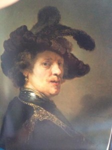 Uomo dal cappello piumato Rembrandt