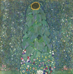 Klimt, il girasole apertura