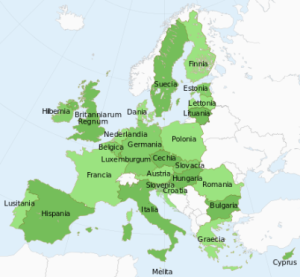 Unione Europea cartina