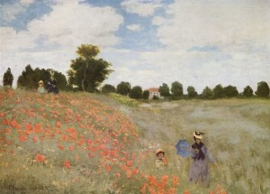 Monet, le coquelicots