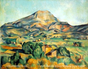 Saint Victoire di Paul Cezanne apertura