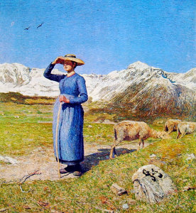 Segantini mezzogiorno sulle Alpi home page