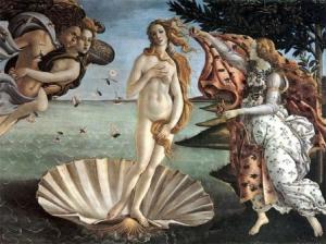 Botticelli, nascita di Venere