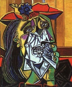 Picasso donna in lacrime