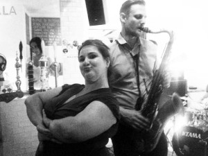 sax lady gaga