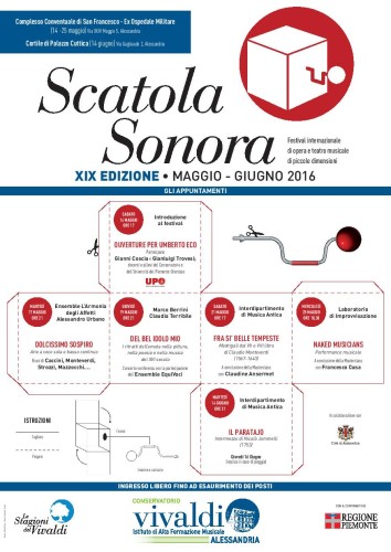 Al via la XX edizione di "Scatola Sonora": sabato appuntamento con l'Ouverture per Umberto Eco CorriereAl 16