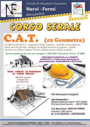 Copia di Aperte le iscrizione per il nuovo corso serale C.a.t. del Nervi-Fermi CorriereAl 4