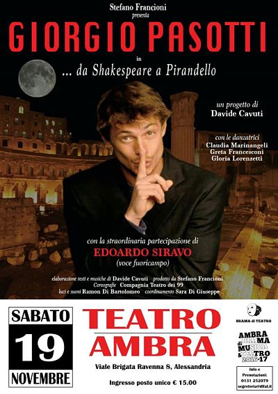 Copia di Ambra Brama di Teatro: primo appuntamento con Giorgio Pasotti CorriereAl 5