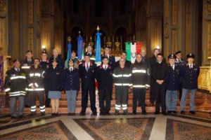 Messa in Duomo ad Alessandria per il vigile del fuoco Paolo Sperico e il sovraintendente di polizia Emanuele Petri CorriereAl