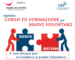 Al via un corso di introduzione al Volontariato con l’associazione Aprova CorriereAl