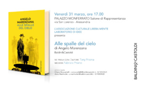 "Alle spalle del cielo": Angelo Marenzana presenta il suo ultimo libro a Palazzo Monferrato CorriereAl