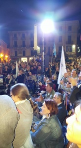 Centro destra unito in piazzetta della Lega a sostegno di Cuttica di Revigliasco. Salvini: "Prima liberiamo Alessandria, poi l'Italia" CorriereAl 2