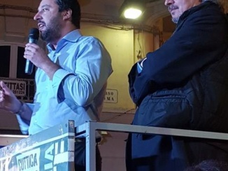 Centro destra unito in piazzetta della Lega a sostegno di Cuttica di Revigliasco. Salvini: "Prima liberiamo Alessandria, poi l'Italia" CorriereAl