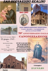 Anniversdella canonizzazione di San Bernardino Realino CorriereAl