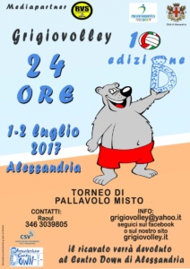 Al via la decima edizione di "Grigiovolley 24ore” a sostegno del Centro Down CorriereAl