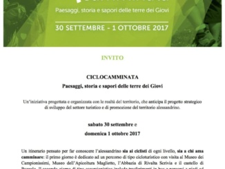 Ciclocamminata alla scoperta di paesaggi, storie e sapori delle Terre dei Giovi CorriereAl