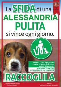 Barosini: "Lanciamo la sfida di un' Alessandria più pulita: se i nostri animali sporcano, dobbiamo pulire" CorriereAl