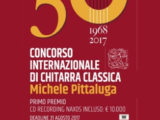 Concorso Internazionale di chitarra 'Michele Pittaluga': gli appuntamenti dell'autunno CorriereAl