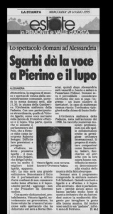 Vittorio Sgarbi, il ponte sul Tanaro e la Cittadella [Un tuffo nel passato] CorriereAl 1